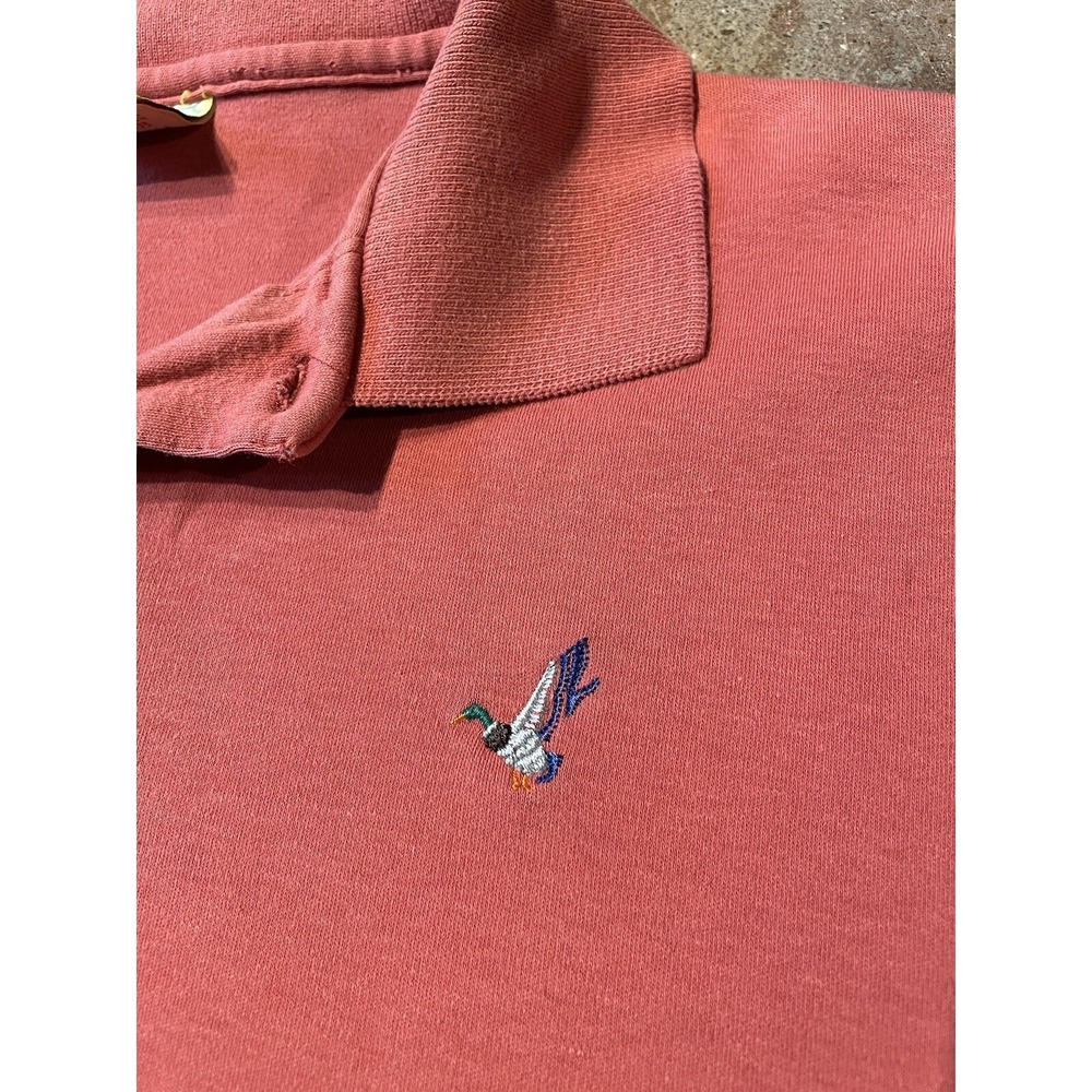 VIntage Flying Scotsman Polo Shirt USA Made Prep 90s Sz XL * - Picture 2 of 11